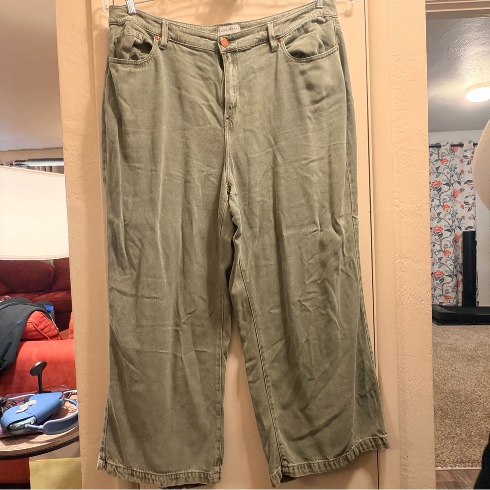Lane Bryant Olive Jeans